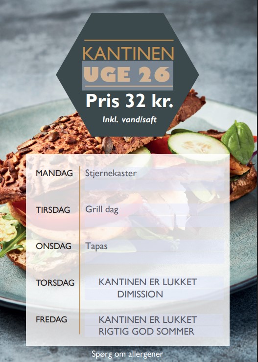 Ugens menu
